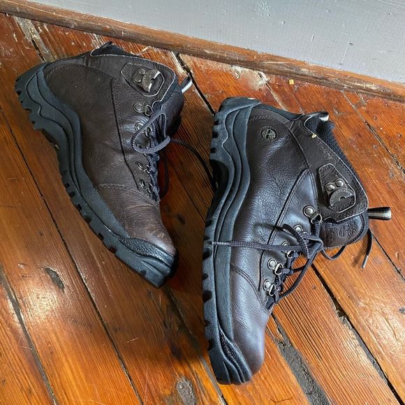 Timberland Brown Hiking Walking Trail Performance Boots Size 9.5 - Picture 9 of 11
